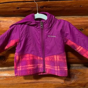 Columbia fleece baby jacket 3-6 months